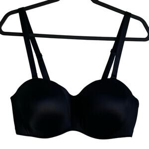 Soma Stunning Starlet Strapless Bra Size 38DD Black Multi Way Convertible Straps
